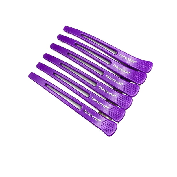 Minnieouse Pinza fija para el cabello de 6 piezas, adornos para mujer, accesorio de moda, tocado para mujer, decoración para niña, pinzas de Cuidado del cabello Violeta