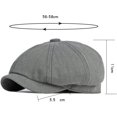 thumbnail image 2 of CoCopeaunts Octagonal Newsboy Cap Cotton Beret Hats for Men Spring Summer Retro Flat Ivy Hat Casual Newsboy Hats for Women, 2 of 7