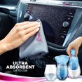 thumbnail image 3 of Mysimaa XL Lint Free Microfiber Cleaning Cloth, Rags, Towels for Glass and Window - Set of 3, 3 of 7