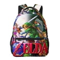 thumbnail image 6 of The Legend Of Zelda Ocarina Of Time Backpack Shoulders Laptop Daypack Student School Bag Satchel Bookbag Unisex Travel Bag Rucksack Knapsack, 6 of 6