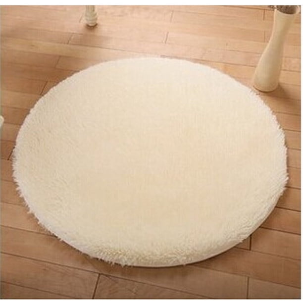 Alfombra redonda de lana de seda, cesta colgante para computadora, silla, tapete de yoga, sala de estar, sofá, dormitorio, tapete para el piso.