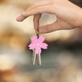 thumbnail image 4 of Worgeous 10pcs Transparent Acrylic Flower Charms For Jewelry Making Diy Pink Flower Pendants Cute Elegant Floral Charms For Keychains Bracelets, 4 of 8