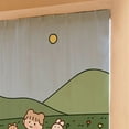 thumbnail image 3 of Cortina adhesiva con bonito patrón de dibujos animados, diseño de gancho y bucle, cortinas opacas adhesivas para el hogar y el dormitorio, 3 of 5