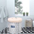 thumbnail image 4 of 1Set Simple Design Beige Plastic Foldable Bath Cover for Soaking Spa Shop Adults, 4 of 8