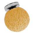thumbnail image 1 of YSNOOWE Ceiling Light Design 1Pcs Yellow Rattan Ceiling Lamp Simple and Elegant Houseowners, 1 of 7
