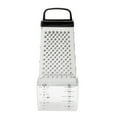 thumbnail image 4 of Kitchen Grater Stainless Steel 4 Sided Shredder with Container Kitchen Accessory Handle Color Random, 4 of 9
