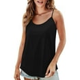 thumbnail image 6 of Aloohaidyvio Tank Tops for Women No Boundaries,Summer Casual Soft Adjustable Spaghetti Strap Flowy Camisole Top, 6 of 8