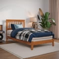 thumbnail image 1 of Mission Twin XL Solid Wood Foundation Bed in Light Toffee, 1 of 21