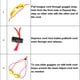 thumbnail image 4 of Correa elástica para gafas de natación Macarena con Botón de tope de bloqueo de cable color negro, 4 of 8