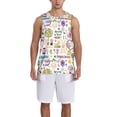thumbnail image 6 of Rocae Spring Flowers Birds for Men's Basketball Jersey Lightweight and Breathable Athletic Tank Top,Quick-Drying Sports Jersey 4X-Large, 6 of 9