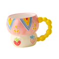 thumbnail image 1 of Taza de café de , taza de cereales para el hogar, cocina, taza de agua, taza de desayuno, taza de para té, chocolate caliente, regalo Fresa, 1 of 9