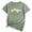 Green, variant on Women's T Shirts Short Sleeve Tees Fresh and Cute Printed Crew Neck Solid Color Top Clothes
