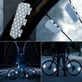 thumbnail image 4 of BIBABLYKE 4Pcs Bicycles Reflectors Bike Wheel Rims Spokes Riding Wheel Spokes Reflectors Safe Warning Reflective Sheet for Cycling, 4 of 8