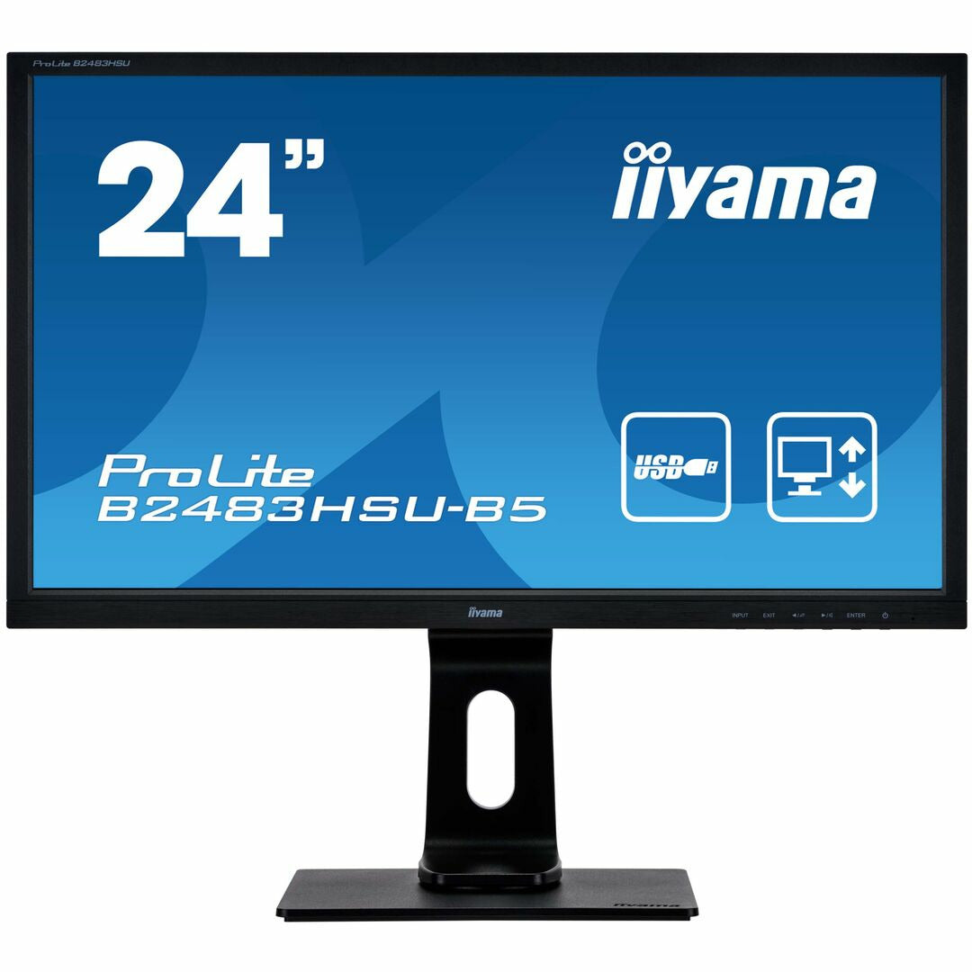 iiyama ProLite B2483HSU-B5 24" LED Display - image 1 of 8
