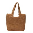 thumbnail image 1 of GOLDTIMO Bolsas de playa para mujer – Bolso de hombro tejido grande y suave de verano, bolsa de paja para vacaciones de verano, 1 of 5