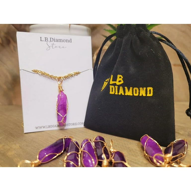 Crystal necklace store deals