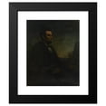 thumbnail image 2 of Douglas Volk 20x24 Black Modern Framed Museum Art Print Titled - Portrait of Lincoln (1922), 2 of 5