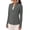 #0332-Dark Gray, variant on Womens Long Sleeve Half Zip Pullover Stand Collar Athletic Tops Casual Slim Fit Workout Shirts with Thumb Holes