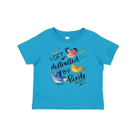 

Inktastic I Get Distracted by Birds Gift Baby Boy or Baby Girl T-Shirt