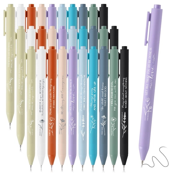 Bolígrafo Sayglossy, regalo de la iglesia cristiana, versículo bíblico