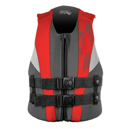 O'NEILL YOUTH REACTOR USCG LIFE VEST, Coal/Red/Flint