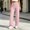 Pink, variant on Ovbmpzd Ladies Yoga Pants Womens Wide-Leg Petite Khaki Leggings Casual Long High Waist Leggings,S