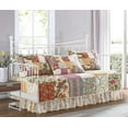 thumbnail image 2 of Chezmoi Collection Delaney 5-Piece Floral Daybed Cover Set, Lightweight Vintage Washed Cotton Patchwork Quilt, 2 of 6