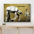 thumbnail image 3 of HFDF Canvas Prt Wall Art Banksy Science Fiction Robots Graffiti & Street Art Pop Culture Illustrations Pop Art Bohemian Multicolor Dark for Livg Room, Bedroom, Office - 24x16inch Framed, 3 of 5