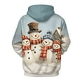 thumbnail image 4 of HOMBOM Christmas Sweatshirts for Womens Cute Snowman Merry and Bright Pullover Fleece Linend Hoodies Long Sleeve Womems Shirts Gift, 4 of 9
