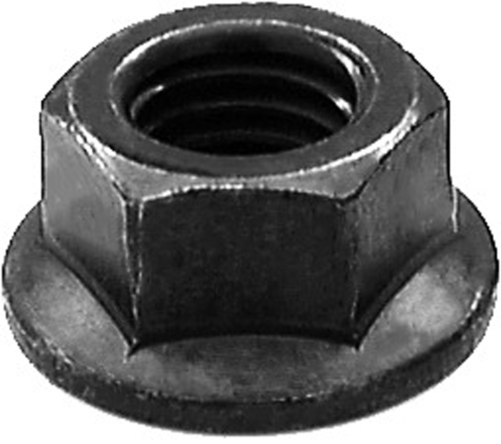 25 M121.75 Hex Flange Nuts 25mm O.D. 18mm Hex