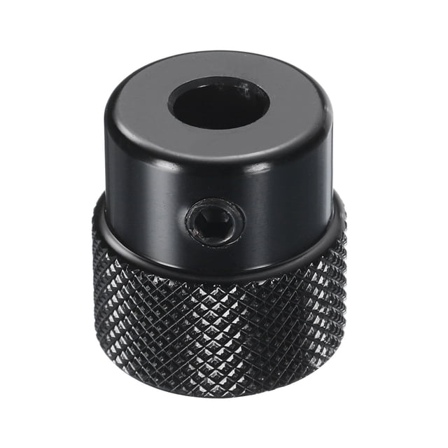 Uxcell Roue à Main en Alliage d'Aluminium 20mm OD 7mm Outil de Machine à Laver, Noir