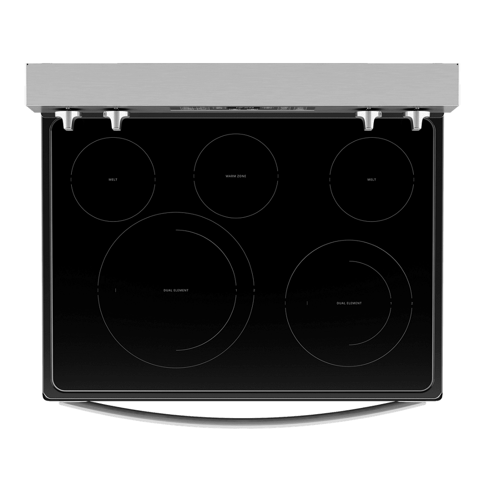Whirlpool 30 in 5.3 cu ft Electric Range in Stainless Steel