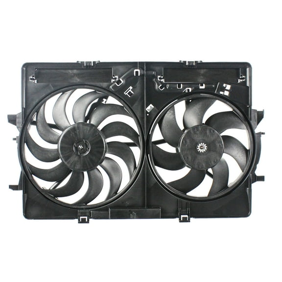 Agility Auto Parts 6010348 Dual Radiator and Condenser Fan Assembly for Audi Specific Models