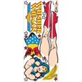thumbnail image 3 of RoomMates Classic Wonder Woman Giant Wall Decals, 3 of 6