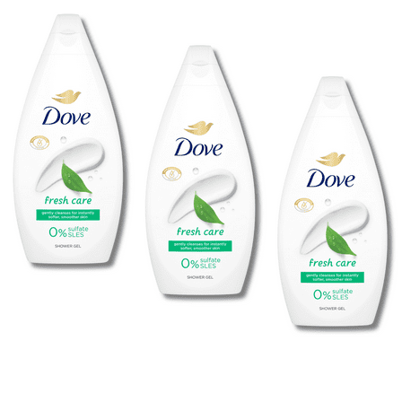 Dove Fresh Care Shower Gel 15.2 fl oz/450 ml – 3-Pack
