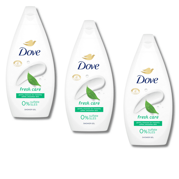 Dove Fresh Care Shower Gel 15.2 fl oz/450 ml – 3-Pack