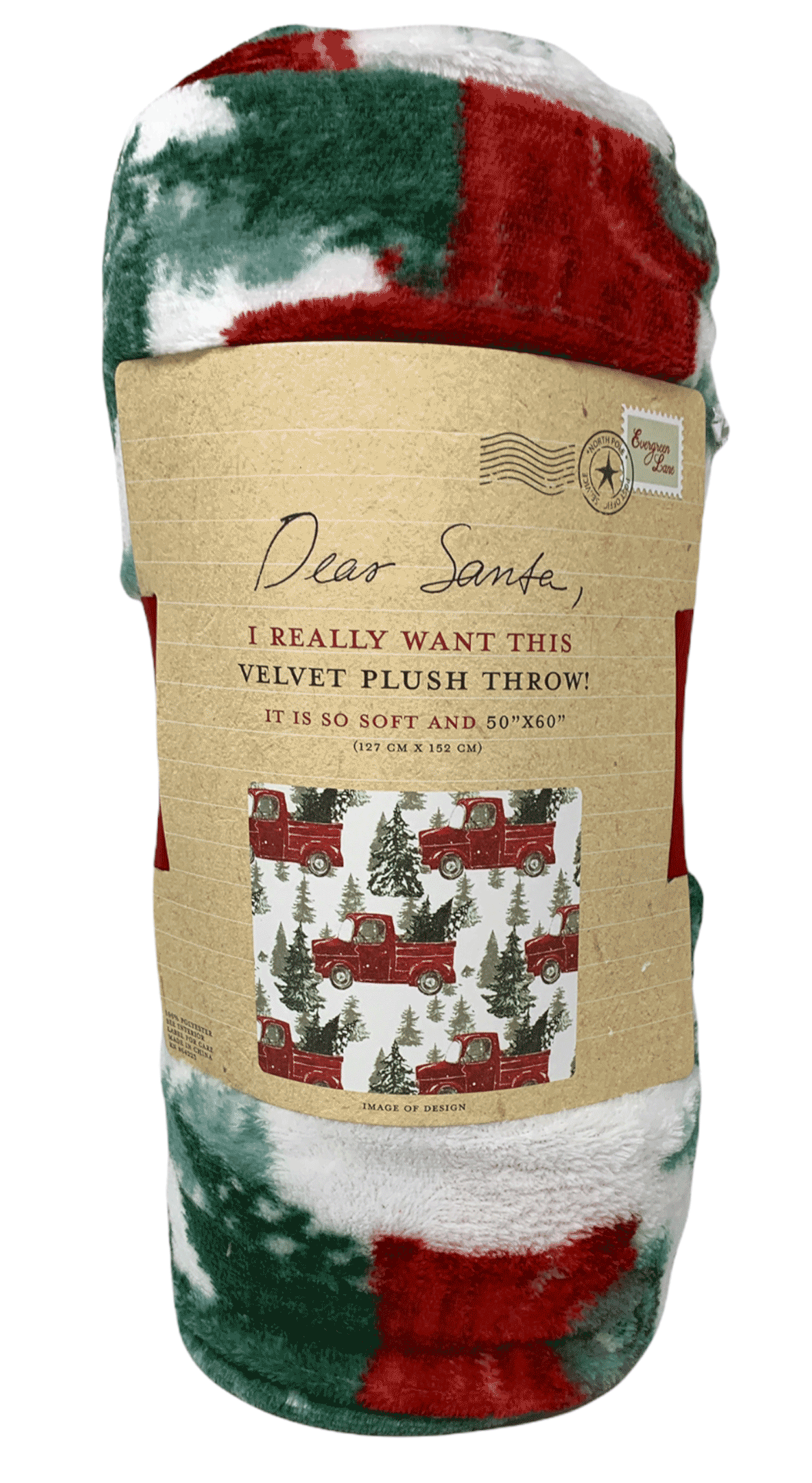 Northeast Home Goods Christmas Winter Themed Throw Blanket, 50Inch x