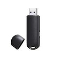 thumbnail image 1 of Black 8GB Digital Voice Recorder, Model 622 with Voice Activation, 96H Recording Capacity, File Encryption, One-Click Recording, USB 2.0, 48KHz Sampling Rate, WAV Format, 20H Continuous Recording,, 1 of 7