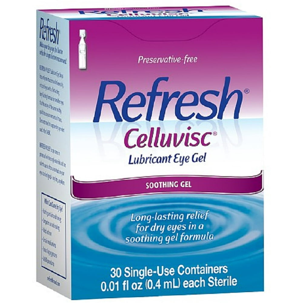 REFRESH CELLUVISC Lubricant Eye Gel Single-Use Containers 30 ea ...