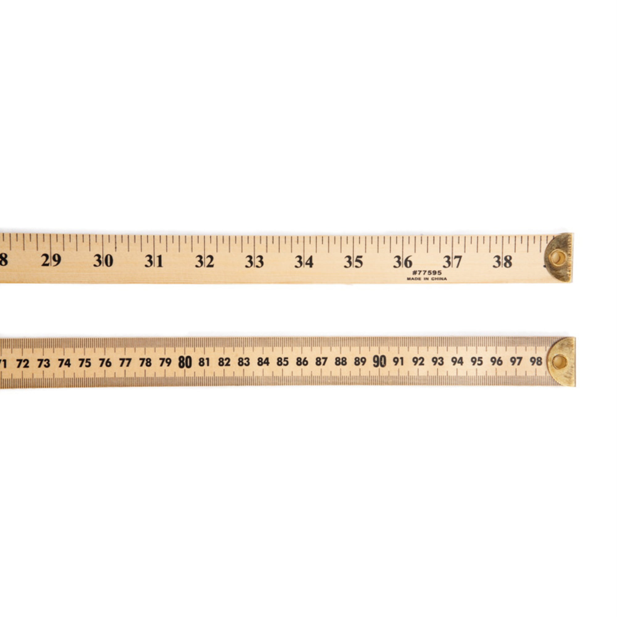 Ruler Meter Stick Wmetal End