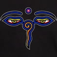 thumbnail image 3 of CafePress - Buddha Eyes Dark T Shirt - Men's Classic Graphic Cotton T-Shirt, 3 of 4