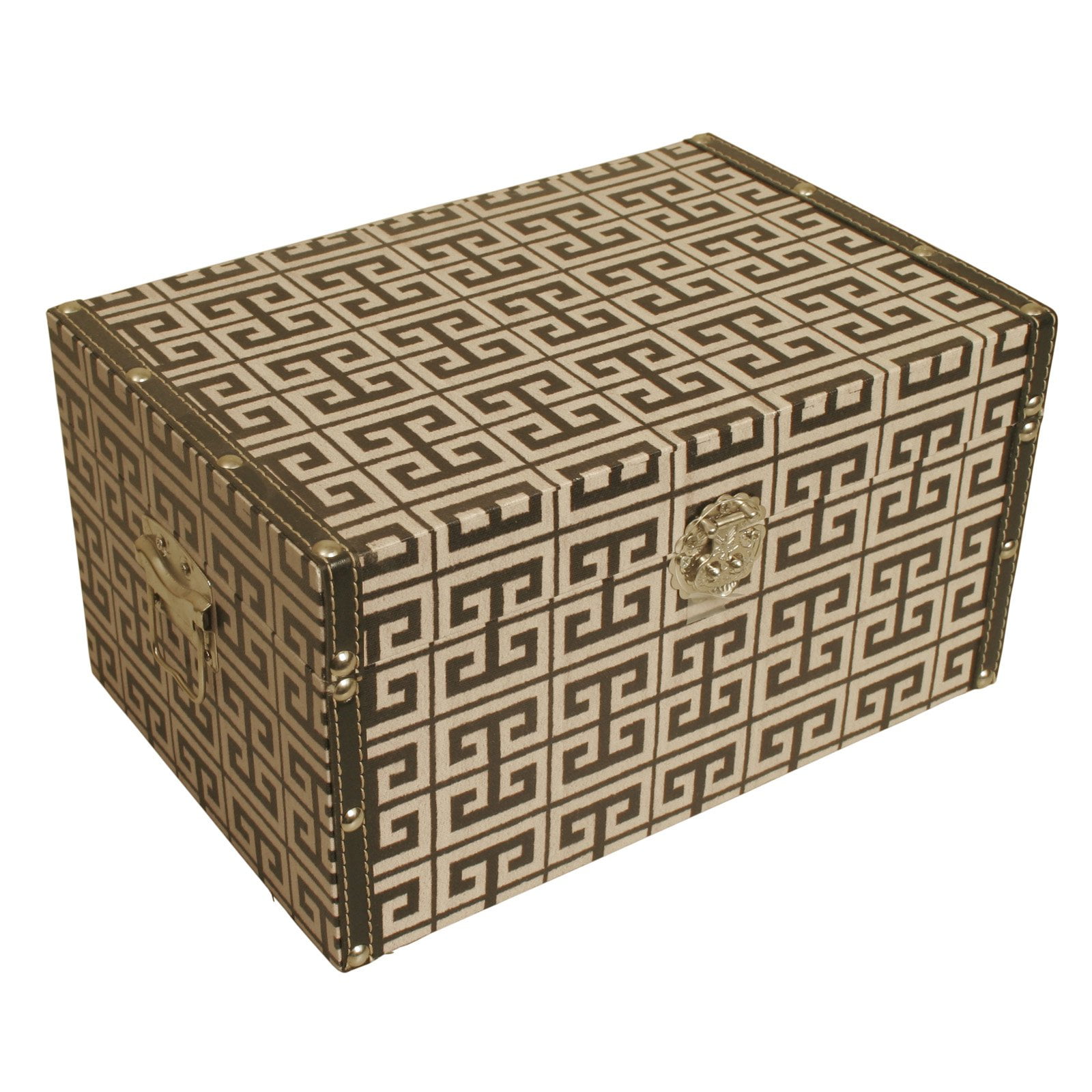 Wald Import Greek Key Design Storage Box