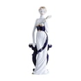 thumbnail image 1 of Estatua de niña de cerámica, figura de dama, estatua de niña de porcelana para mesa de entrada Estilo A, 1 of 8