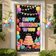 thumbnail image 5 of Colorful Banner Cake Theme Birthday Party Banner Balloon Decor Gift Elements Celebration Banner for Birthday Party Kids Party Indoor Celebration, 5 of 9