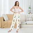 thumbnail image 6 of FORMRS Women's Pajama Pants with Pockets Soft Comfy Loungewear Sleep Bottom, Sizes S-2XL, Cartoon Bunnies, 6 of 8