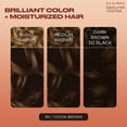 thumbnail image 2 of Clairol Textures & Tones Hair Dye Ammonia-Free Permanent Hair Color Creme, 3N Cocoa Brown, 1 Application, 2 of 12