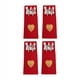 thumbnail image 5 of Naiovety 4 unids/set Navidad corazón lindo vajilla soporte bolsa cubiertos caramelo almacenamiento bolsa palillo tenedor bolsillo fiesta Kits de decoración para fiestas, 5 of 6