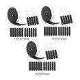 thumbnail image 2 of Guardurnaity 23 Pieces Hat Size Tape Black Reducing Protector Liner Fitted Sticker Reducer Filler Foam Sweatband for Tighten Caps Tools Sombreros 110x20x4mm 1PC Guardurnaity BFH000254-01, 2 of 6