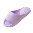 thumbnail image 2 of Miqool Womens Mens PVC Home Slippers Non Slip Soft Soled Slip On Sandals Indoor Outdoor Lightweight Bathroom Slides, 2 of 4