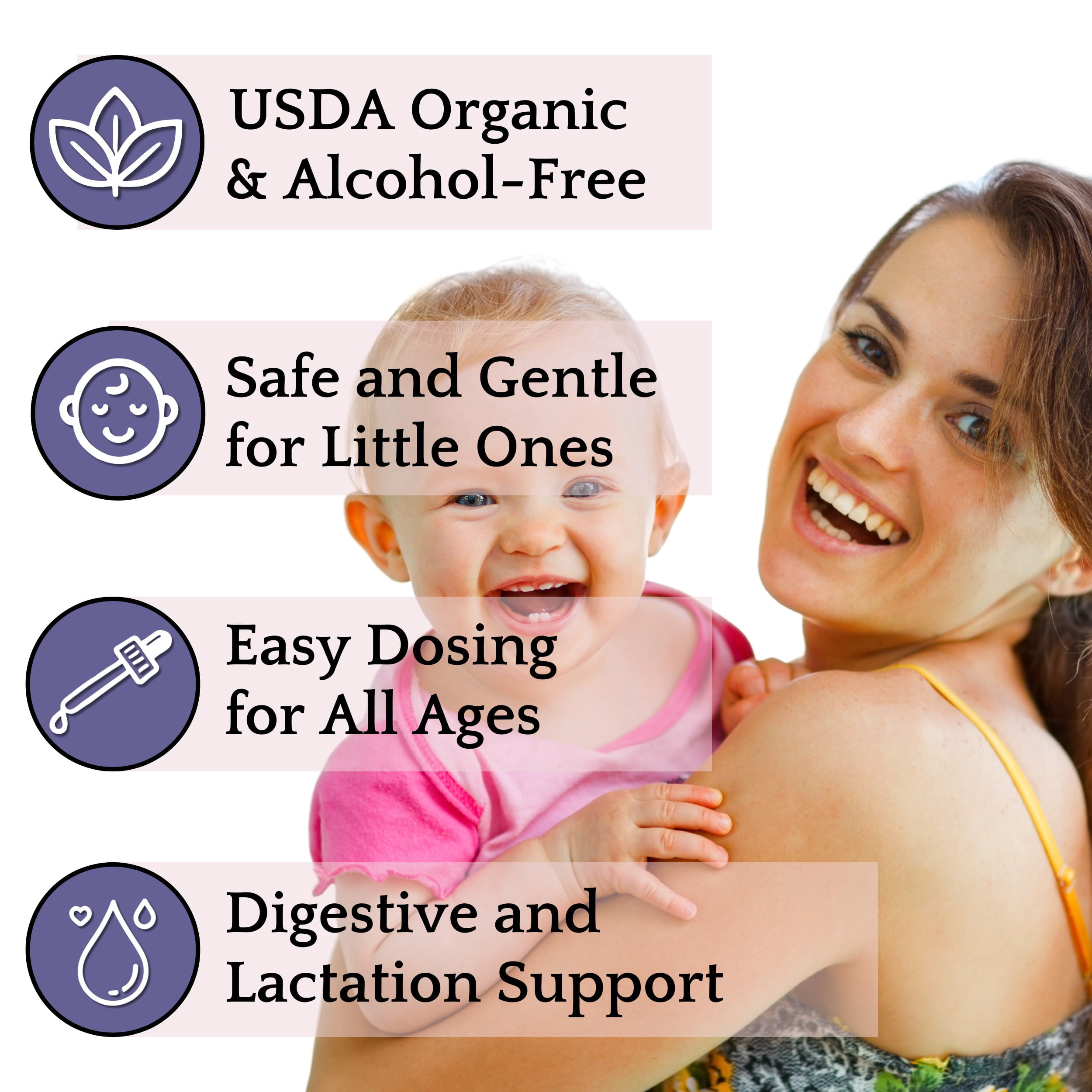 Herb Lore Organic Fennel Tincture – Digestive Support & Lactation Aid (2 fl oz)